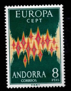 Andorra (Spanish) Scott 62 MNH** Europa CEPT 1972