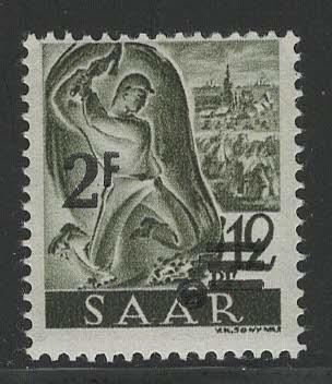 Saar - Scott # 178, mint nh