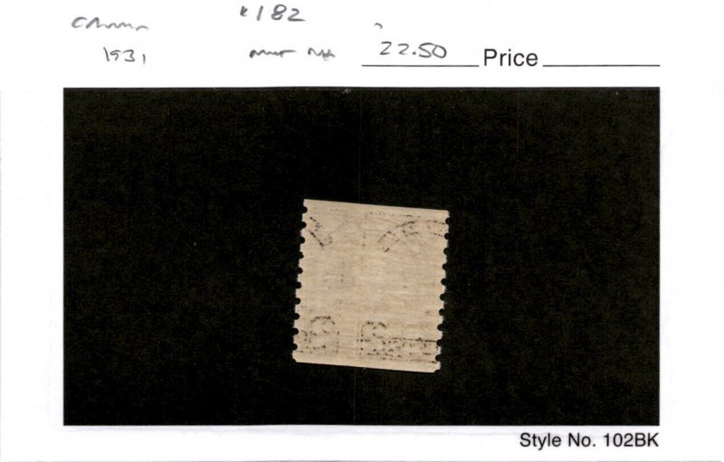 Canada, Postage Stamp, #182 Mint NH, 1931 King George (AB)