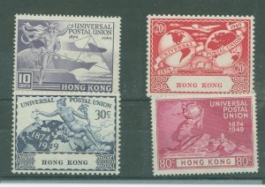 Hong Kong #180-183 Mint (NH) Single (Complete Set)