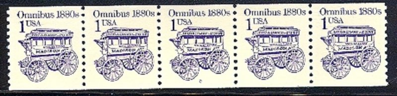 USA PNC SC# 2225 OMNIBUS $0.01c PL# 1-2- BT DULL-WATER ACTIV. LOT OF 2 PNC5 MNH