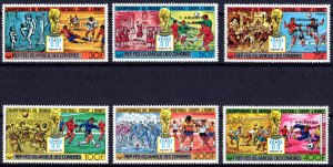 Comoro Islands 1978 Sc#402/407 WORLD CUP 78 WINNERS Set (6) PERFORATED MNH