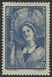 France #350 Mint Hinged (H11)