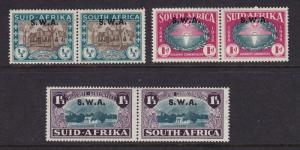 SW Africa Scott # B9- B11 VF OG lightly hinged nice color cv $ 70 ! see pic !