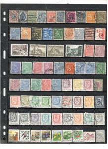 FINLAND COLLECTION ON STOCK SHEET MINT/USED