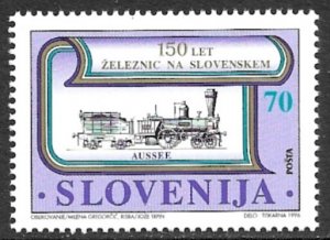 SLOVENIA 1996 LOCOMOTIVE Issue Sc 243 MNH