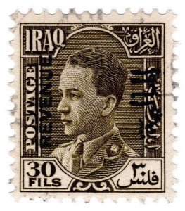 (I.B) Iraq Revenue : Duty Stamp 30f (King Ghazi)