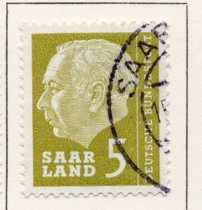 Germany Saar 1957 Early Issue Fine Used 5f. 116837