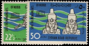 Syria 1965 Nubian Monuments unmounted mint.