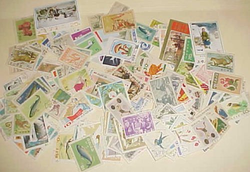 KOREA NORTH 240 DIFF. STAMPS USED