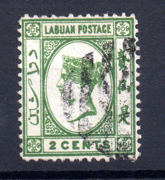 Labuan 1880 QV 2c SC#5 WMK Crow CC fine used WS6880