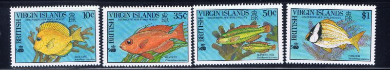 Virgin Is 668-71 MNH 1990 Fish    #2