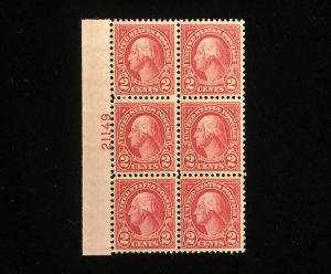 634 Electric Eye Plate Block of 6, MNH