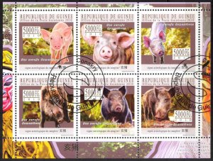 Guinea 2010 Year of Pig Sheet Used / CTO