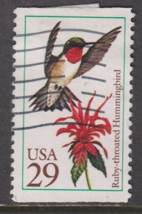 United States 2642 Ruby Throated Hummingbird 1992