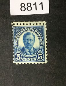 MOMEN: US STAMPS  #586 MINT OG H  LOT #8811