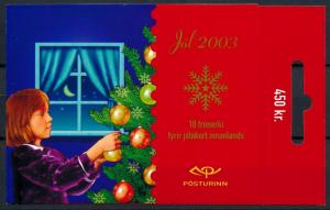 [68542] Iceland 2003 Christmas Tree Booklet MNH