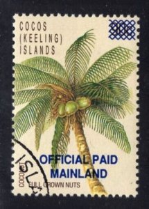 Cocos Keeling Islands 1991 Official Paid Mainland Single CTO Used