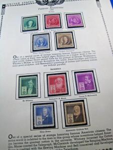 U.S.-SCOTT #859-893 - FAMOUS AMERICANS SERIES - COMPLETE SET OF 35  MNH  (kbus8)