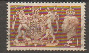 GB George VI  SG 512 used parcel cancel