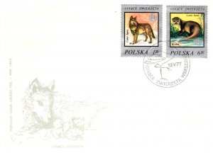 Poland, First Day Cover, Animals