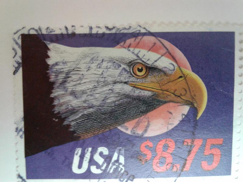 SCOTT # 2394 USED EAGLE AND HALF MOON $ 8.75