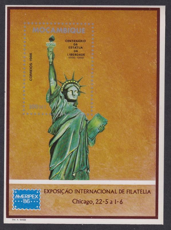 Mozambique Statue of Liberty MS SG#MS1124 SC#990