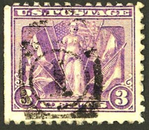 U.S. #537 USED THIN