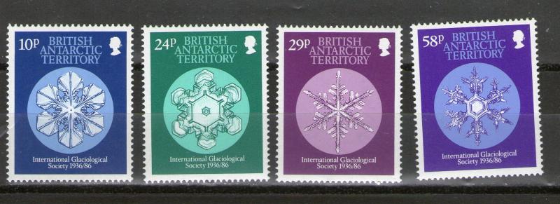 British Antarctic Territory 133-136  MNH