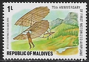 Maldive Islands # 719 - Otto Lilienthal's Glider - MNH.....(BRN23)