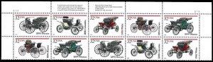 PCBstamps   US #3019/3023 PB $3.20(10x32c)Antique Automobiles, MNH, (PB-1)