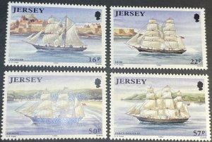 JERSEY # 596-599--MINT NEVER/HINGED--COMPLETE SET--1992