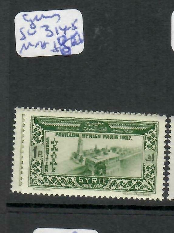 SYRIA   (PP0106B)  PARIS   SG 314-5    MNH