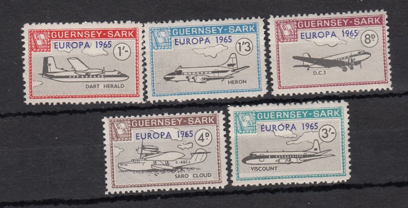 Sark 1965 Europa set 5  Unmounted mint