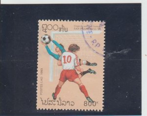 Laos  Scott#  1153  Used  (1993 World Cup Soccer)