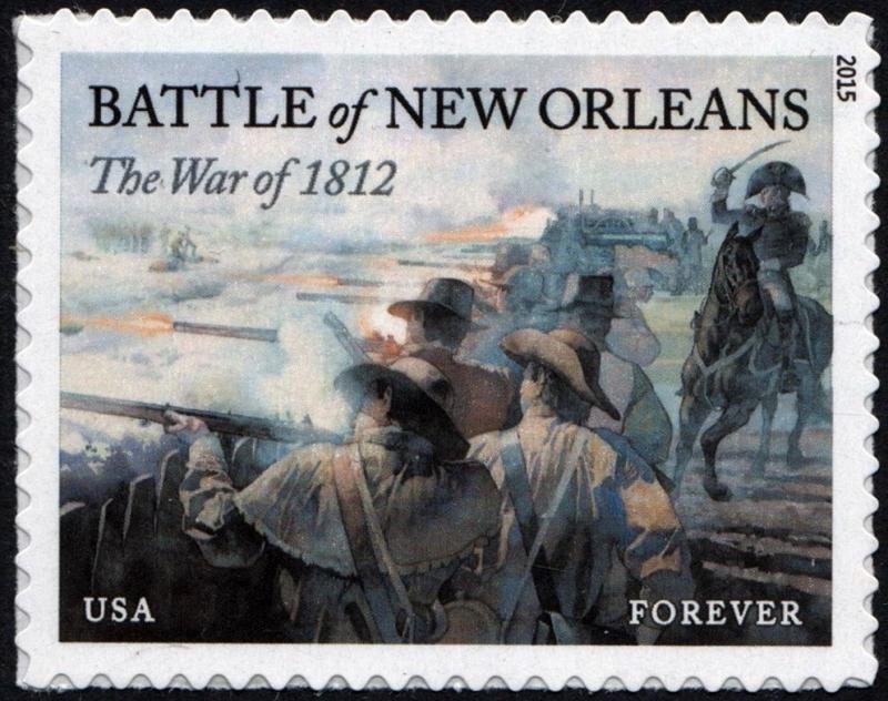 SC#4952 (49¢) War of 1812: Battle of New Orleans (2015) SA