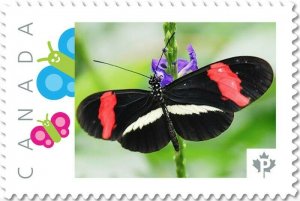 RED POSTMAN BUTTERFLY =Top= Picture Postage stamp MNH Canada 2017 [p17-04bt6-5]