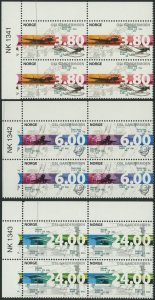 Norway #1203-1205 New Airport Gardermoen Blocks Postage Europe 1998 Mint NH