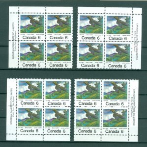 Canada. 1971. 4 Diff. Plate-Blocks. Mnh. Art. Bird. Emily Carr. Sc# 532