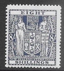 NZ 1940-58 8s Postal-fiscal. VF. M(NH).