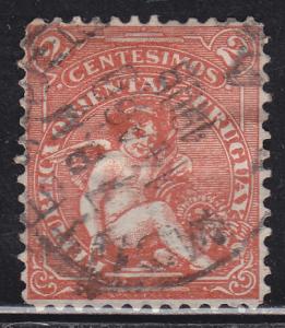 Uruguay 162 Eros & Cornucopia of Fruit 1904