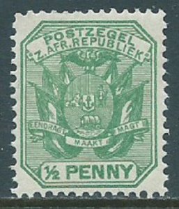 Transvaal, Sc #166, 1/2d MH