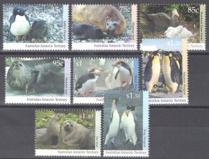 ZAYIX Australian Antarctic Territory L83-L89 MNH Wildlife Birds Seals 101922S62
