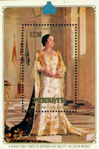 PENRHYN 118 MNH SS BIN $2.00 QUEEN MOTHER