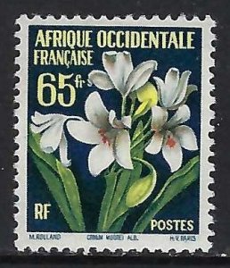 French West Africa 83 MOG FLOWER V126