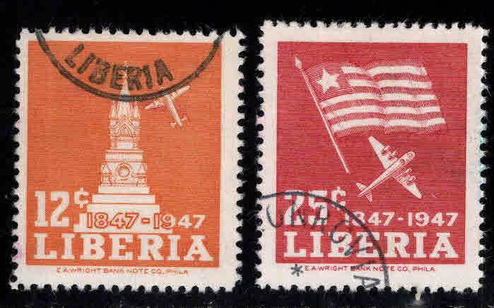 LIBERIA Scott C58-C59 Used stamps