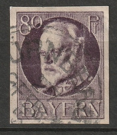 Bavaria 1916 Sc 129 used