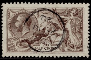 GB GV SG413a, 2s 6d olive-brown, FINE USED. Cat £100. CDS