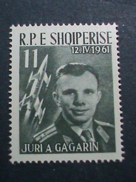 ​ALBANIA-1961 SC# 604-6 1ST SPACE HEROES-YURI GAGARIN & VOSTOK- MNH VERY FINE