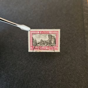 Danzig Oliva 2 Gulden Free City Danzig Gdansk stamp 1924 SG 201